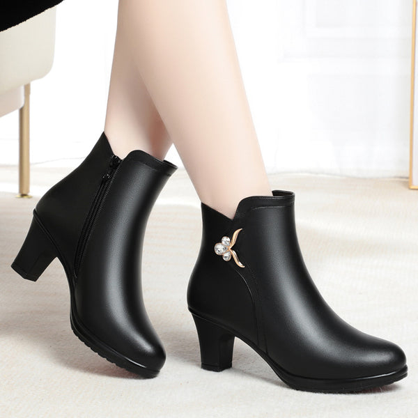 "Stylish Business Booties"