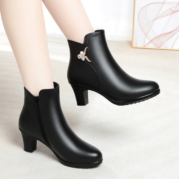 "Stylish Business Booties"